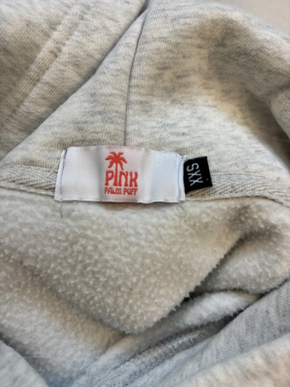 Pink Palm Puff “To Live for the Hope of It All” hoodie - gray/blue - size XXS - Picture 5 of 5